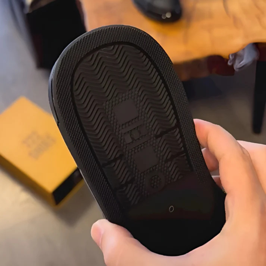 STEPIA® l Zapatos de cuero con suela resistente para hombre