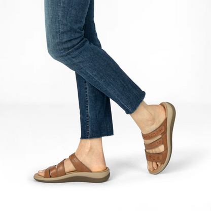 Sandalia ortopédica para mujer con tiras ajustables Comodidad y estilo